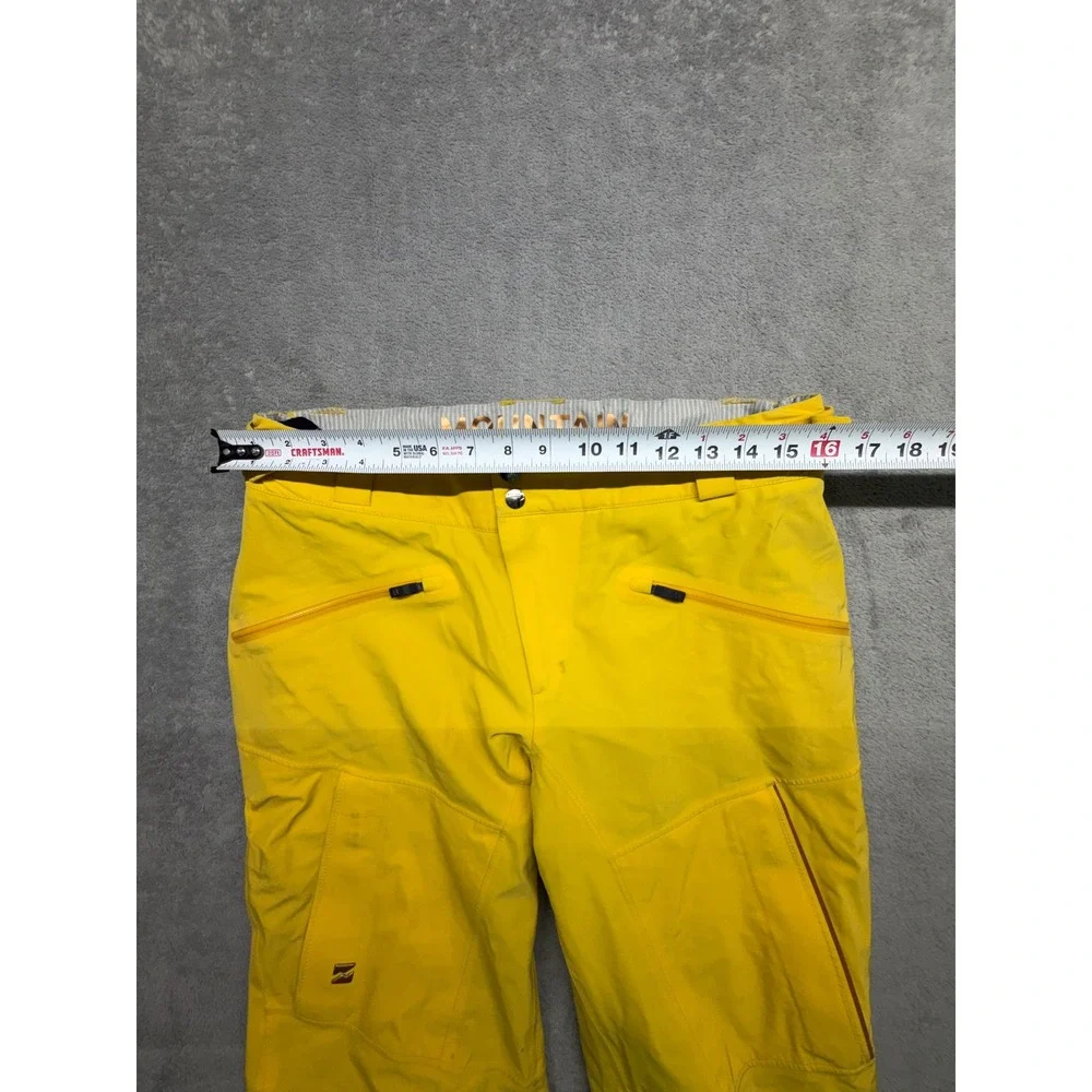 Mountain Force Artisan de Montagne Mens Yellow Ski Pants Winter Snow Trousers 32